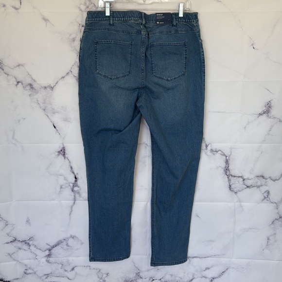 J.JILL Straight Leg Jeans Tried & Blue Wash Size 16 - Picture 6 of 12